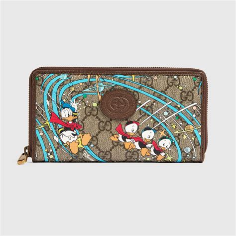 gucci donald duck wallet|Disney x Gucci Donald Duck zip around wallet .